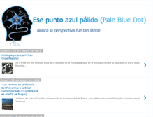 Tablet Screenshot of esepuntoazulpalido.com